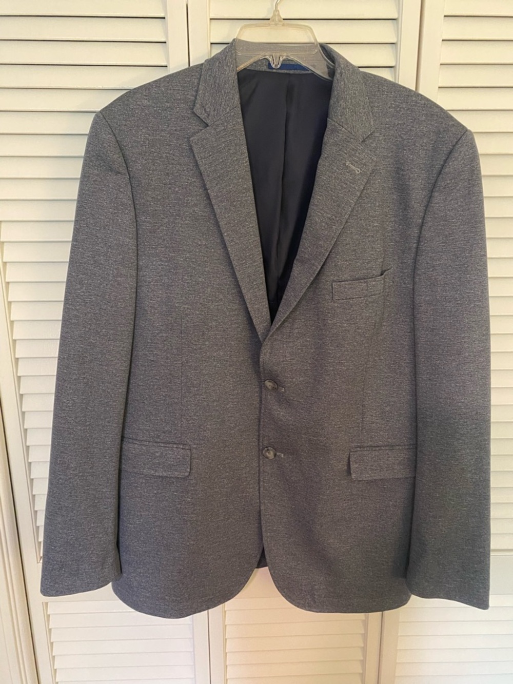 Johnston & Murphy XC4 Comfort Men's Heather Gray Sport Coat Size L Like New